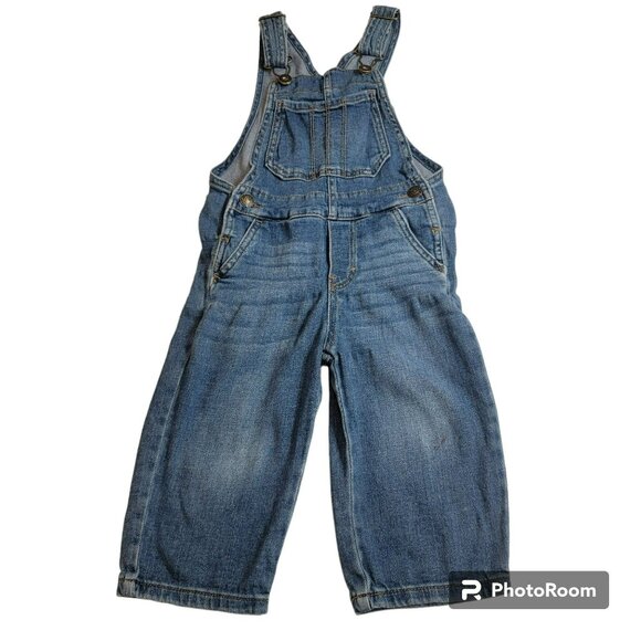 OshKosh B'gosh Other - OshKosh B'Gosh Overalls, Toddler 3T, Denim Blue, Snap Button, Classic, GUC